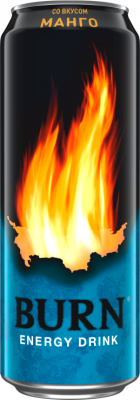 Купить Напиток Burn Манго 0.45л Напиток Burn Манго 0.45л
